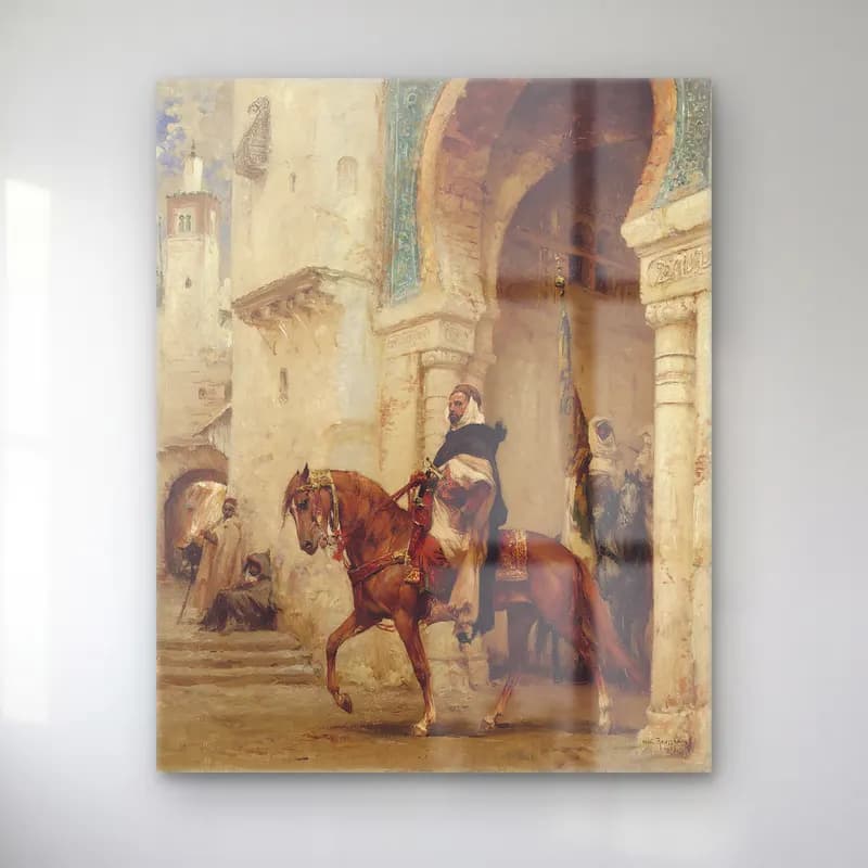 Yağlı Boya Şövalye No. 4 cam tablo — Yağlı Boya Şövalye No. 4 — yağlı boya şövalye