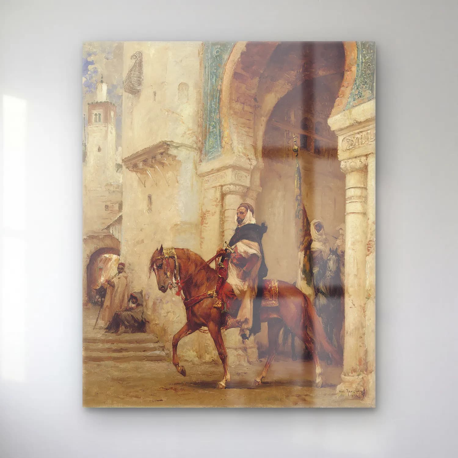 Yağlı Boya Şövalye No. 4 cam tablo — Yağlı Boya Şövalye No. 4 — yağlı boya şövalye
