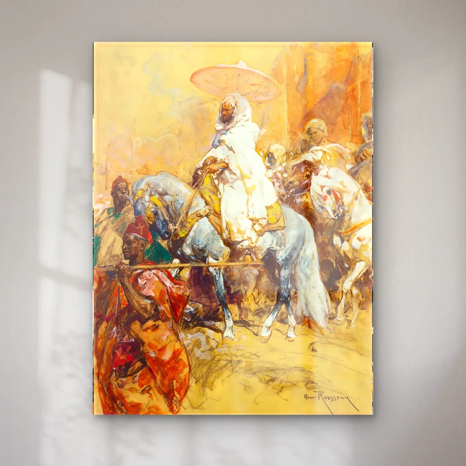 Suluboya Savaş Sahnesi No. 2 cam tablo — Suluboya Savaş Sahnesi No. 2 — suluboya savaş sahnesi