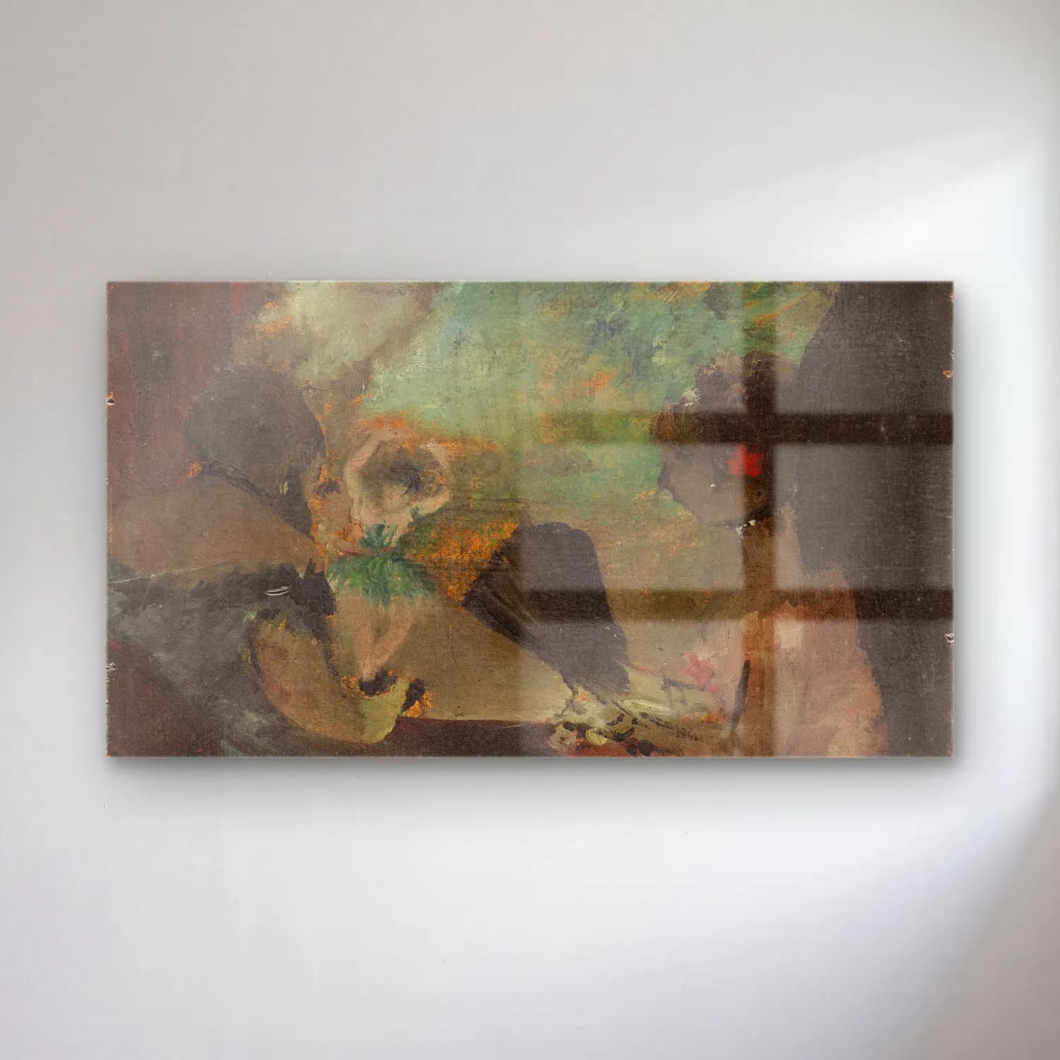 Edgar Degas – The Loge (ca. 1883) cam tablo — Edgar Degas – The Loge (ca. 1883) — empresyonist dansçılar