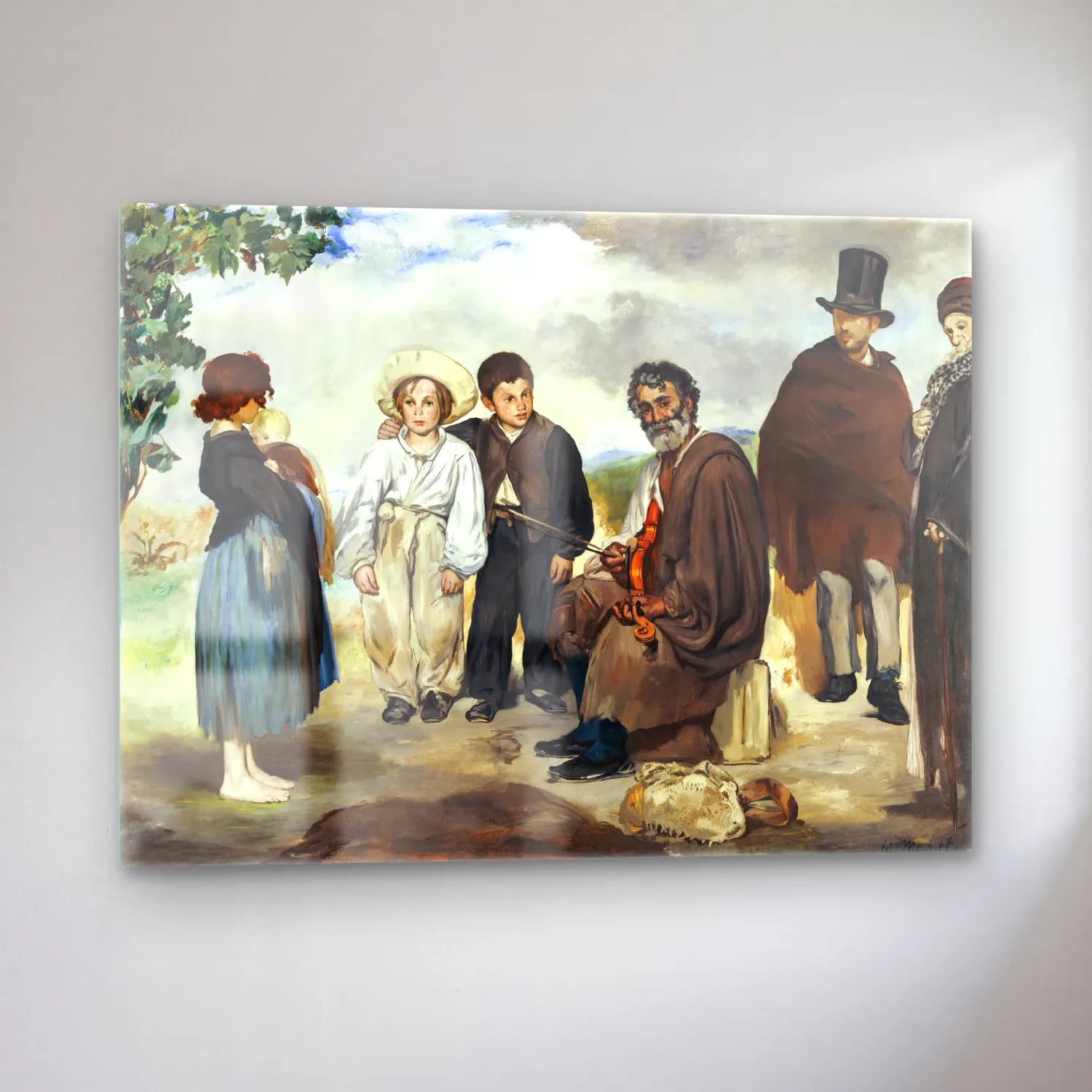 Edouard Manet – The Old Musician cam tablo — sol açıdan görünüm