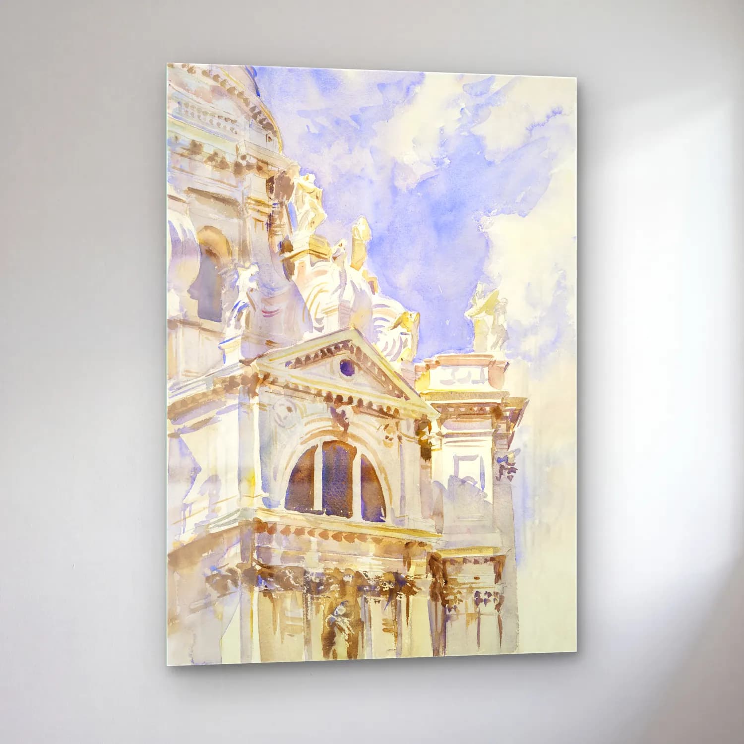 John Singer Sargent – The Salute, Venice (ca. 1904–1907) cam tablo — sol açıdan görünüm