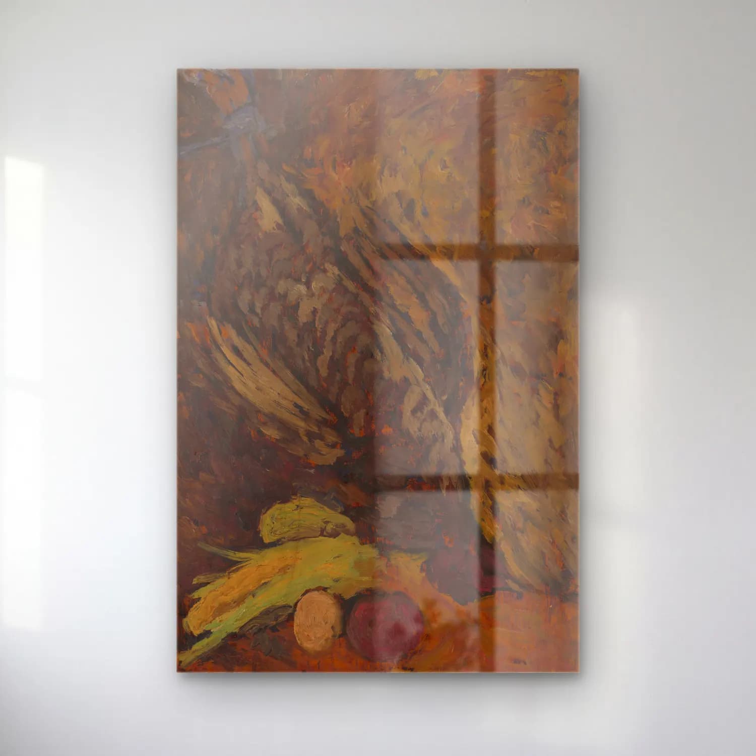 Zolo Palugyay – Still life with a pheasant cam tablo — Zolo Palugyay – Still life with a pheasant — yağlı boya kartal