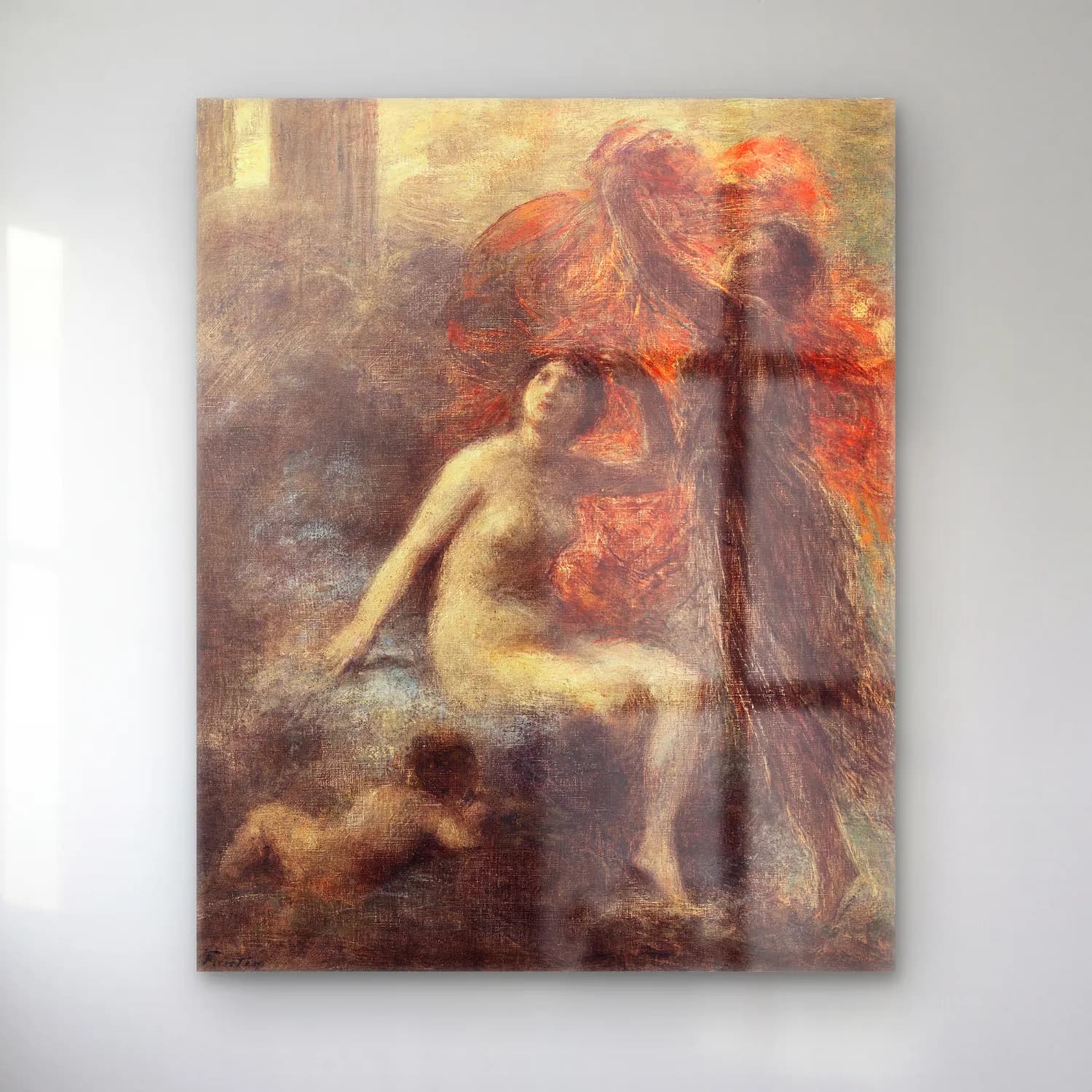 Henri Fantin-Latour – The Palace of Aurora cam tablo — Henri Fantin-Latour – The Palace of Aurora — empresyonist mitolojik sahne
