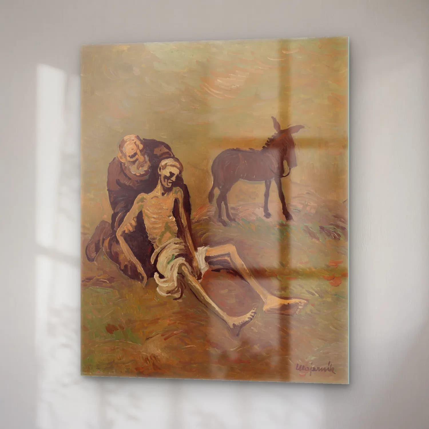 Cyprián Majerník – The good samaritan cam tablo — sağ açıdan görünüm