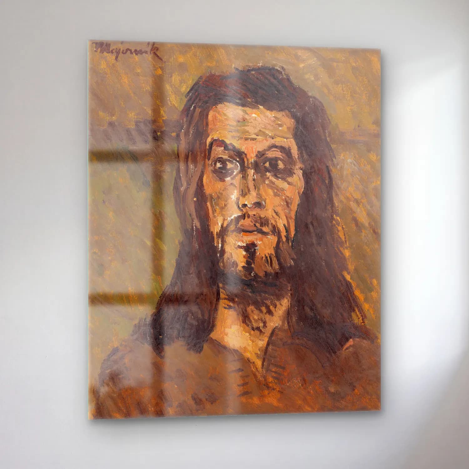 Cyprián Majerník – The head of saint john the baptist cam tablo — sol açıdan görünüm