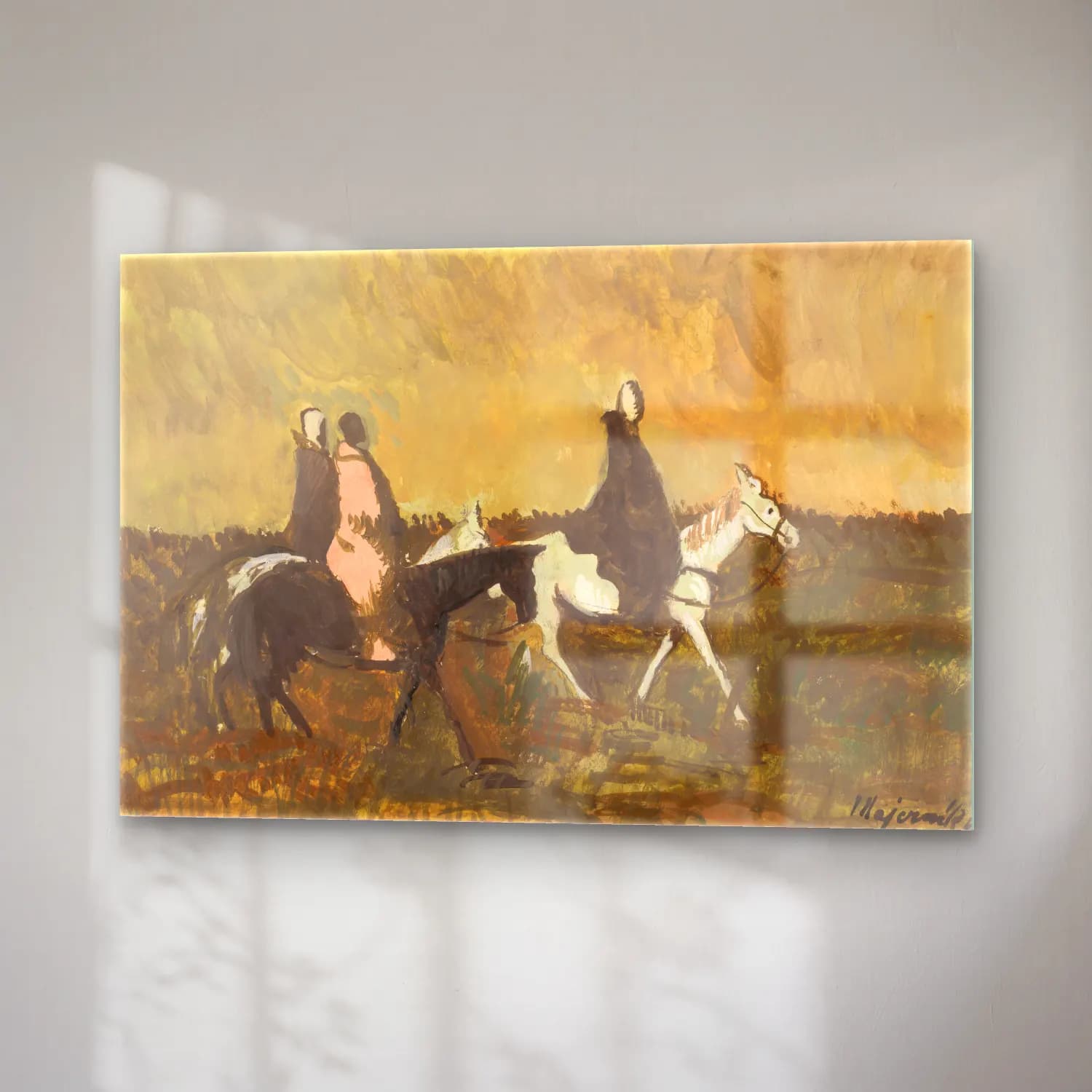 Cyprián Majerník – Three riders cam tablo — sağ açıdan görünüm
