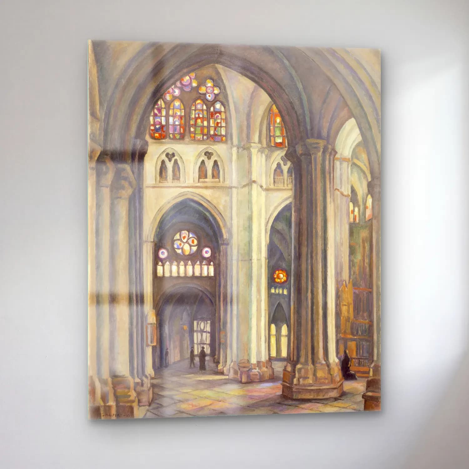 Samuel Halpert – Toledo Cathedral cam tablo — sol açıdan görünüm