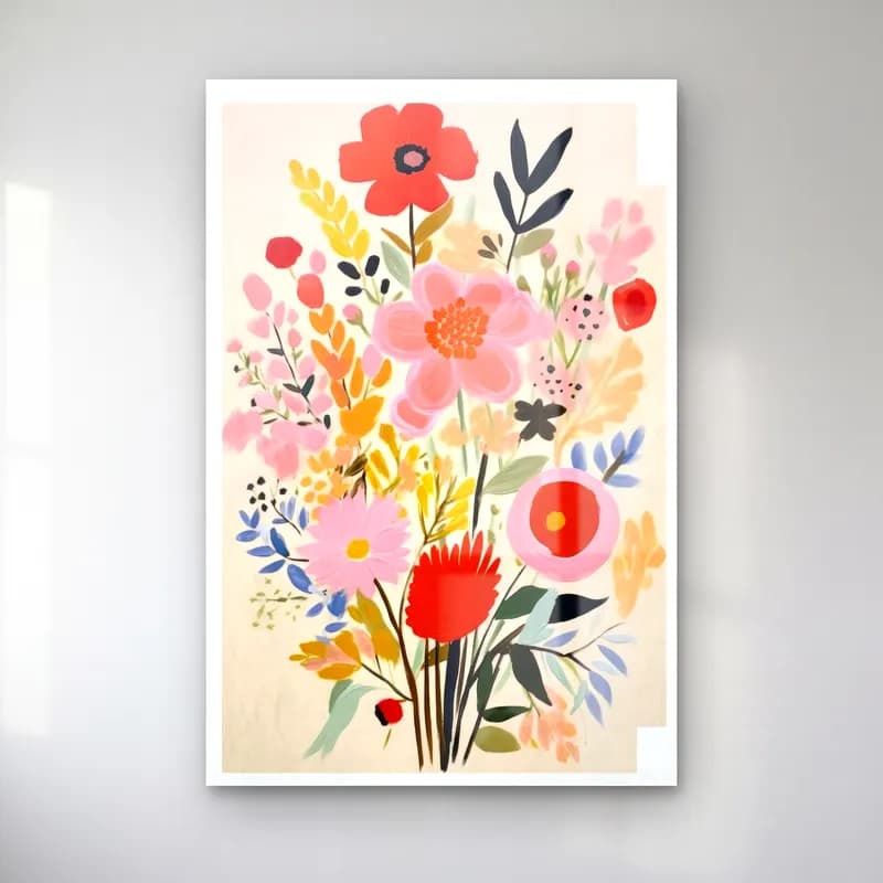 Boho Çiçek Pazarı cam tablo — Boho Çiçek Pazarı — boho çiçek pazarı