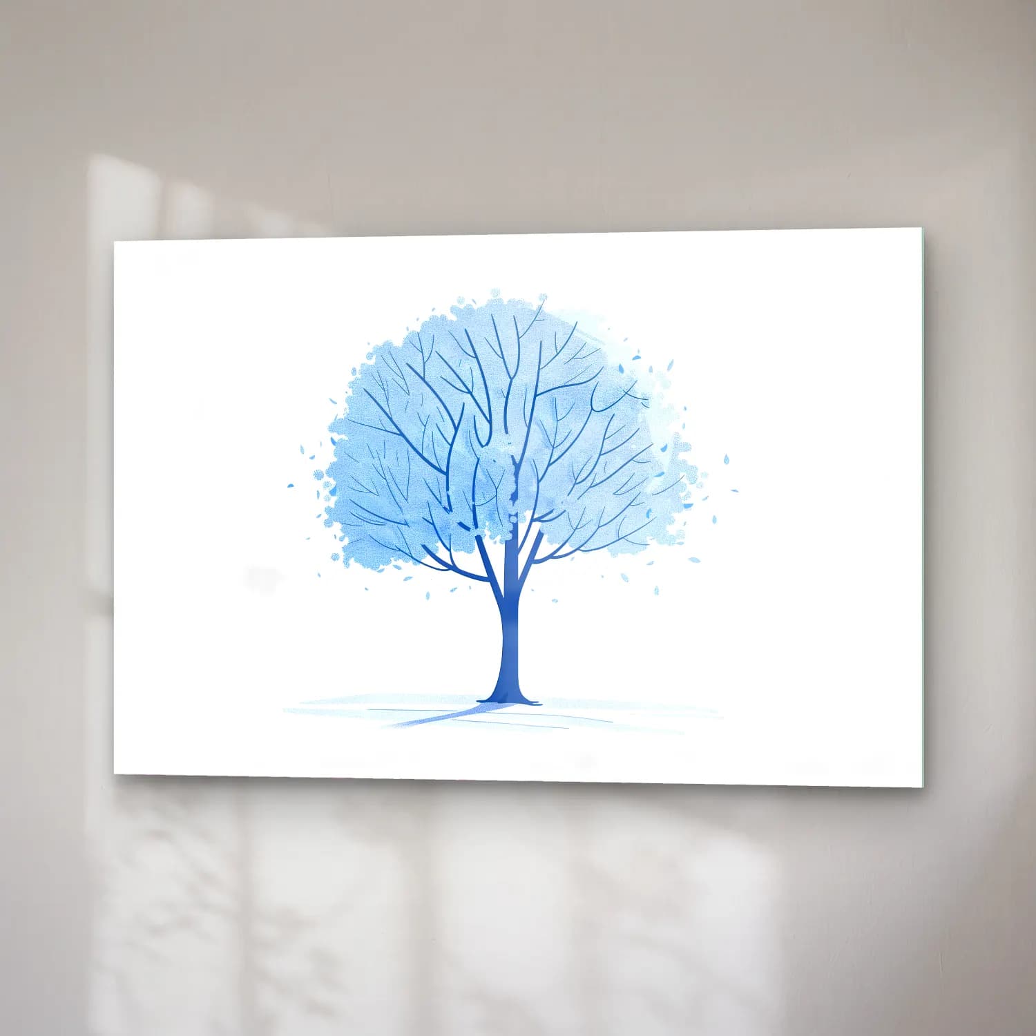 Simple Drawing – Cadet Blue No. 11 cam tablo — sağ açıdan görünüm