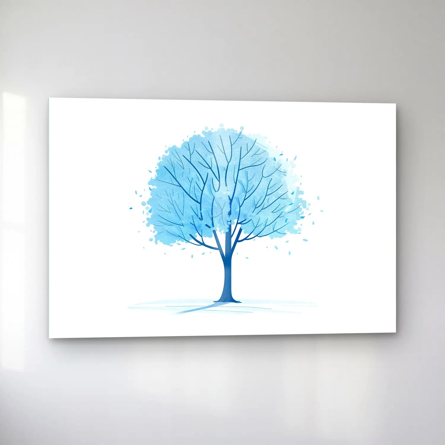 Simple Drawing – Cadet Blue No. 11 cam tablo — sol açıdan görünüm