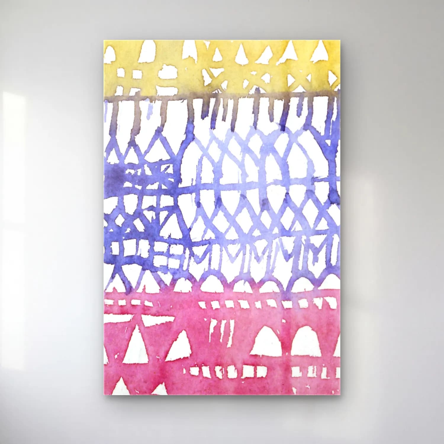 Paul Klee – Old City cam tablo — Paul Klee – Old City — boho dama deseni