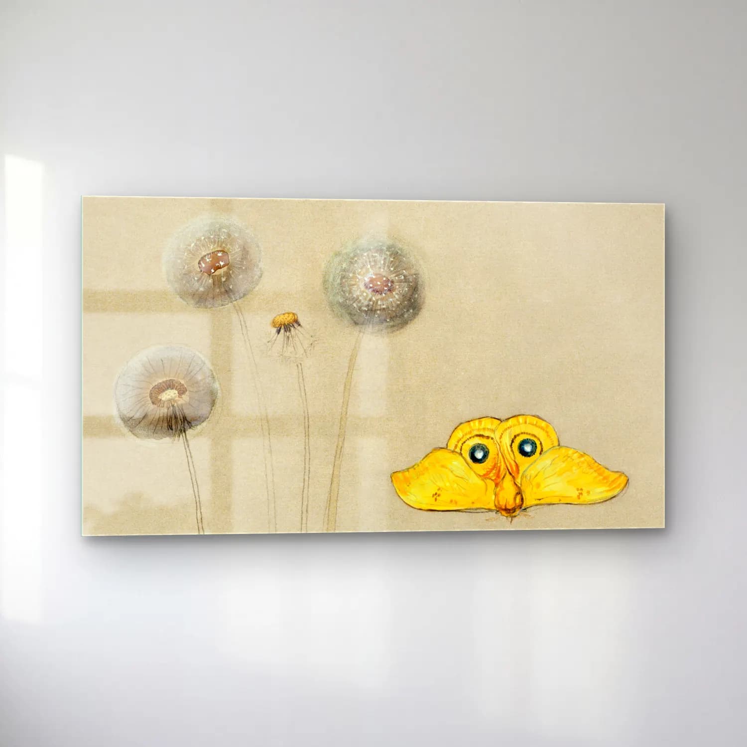 Samuel Colman – Study of White Daisy cam tablo — sol açıdan görünüm