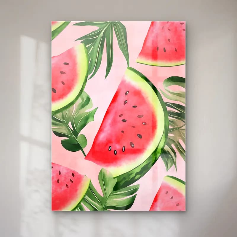 Pastel Karpuz No. 4 cam tablo — Pastel Karpuz No. 4 — pastel karpuz
