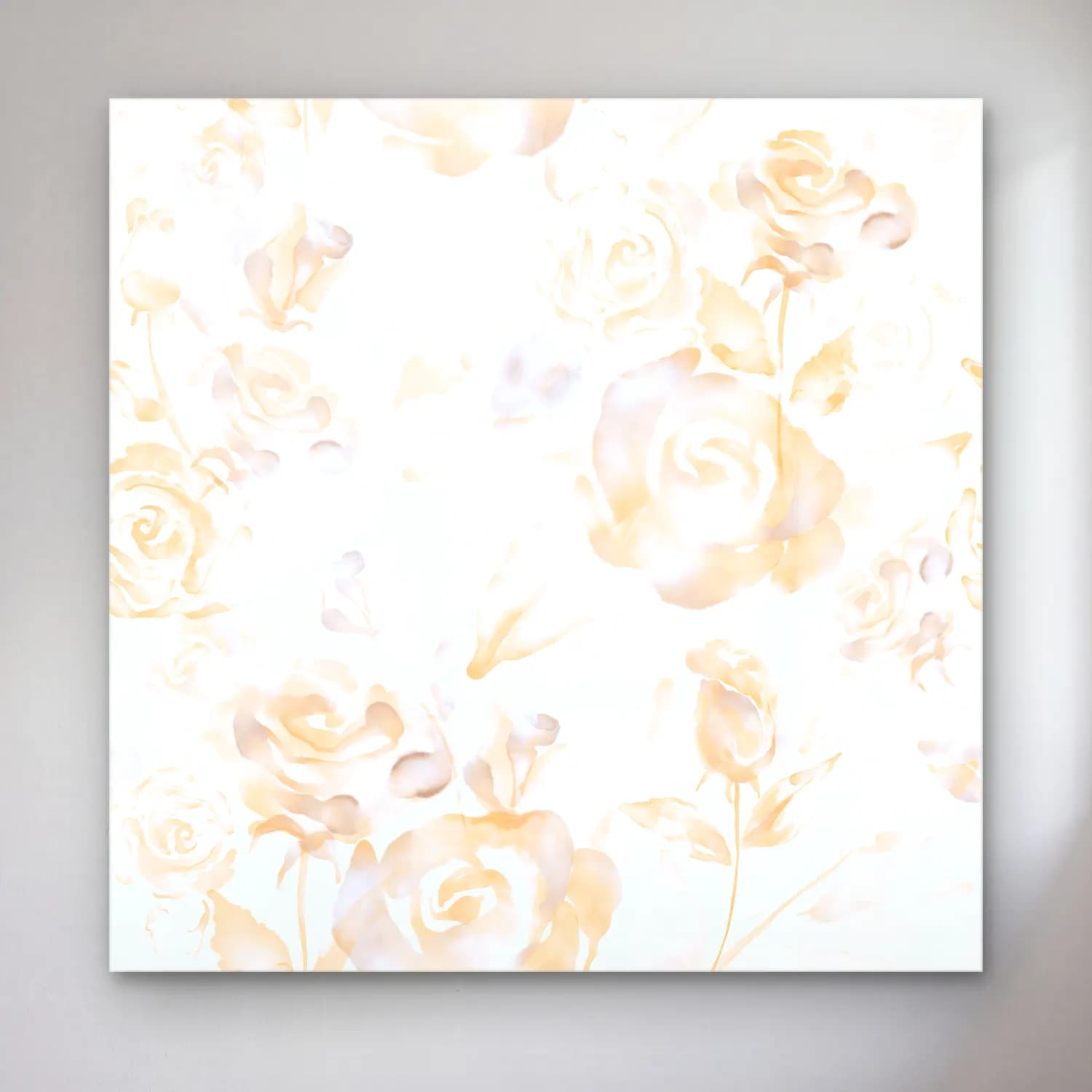 Pastel Çiçek Deseni No. 47 cam tablo — Pastel Çiçek Deseni No. 47 — pastel çiçek deseni