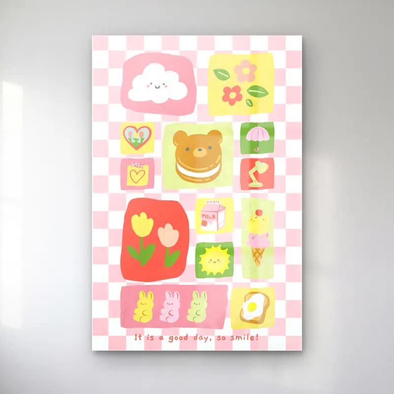 Pastel Tatlılar No. 22 cam tablo — Pastel Tatlılar No. 22 — pastel tatlılar
