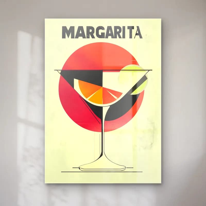 Vintage Poster Kokteyl No. 7 cam tablo — Vintage Poster Kokteyl No. 7 — vintage poster kokteyl