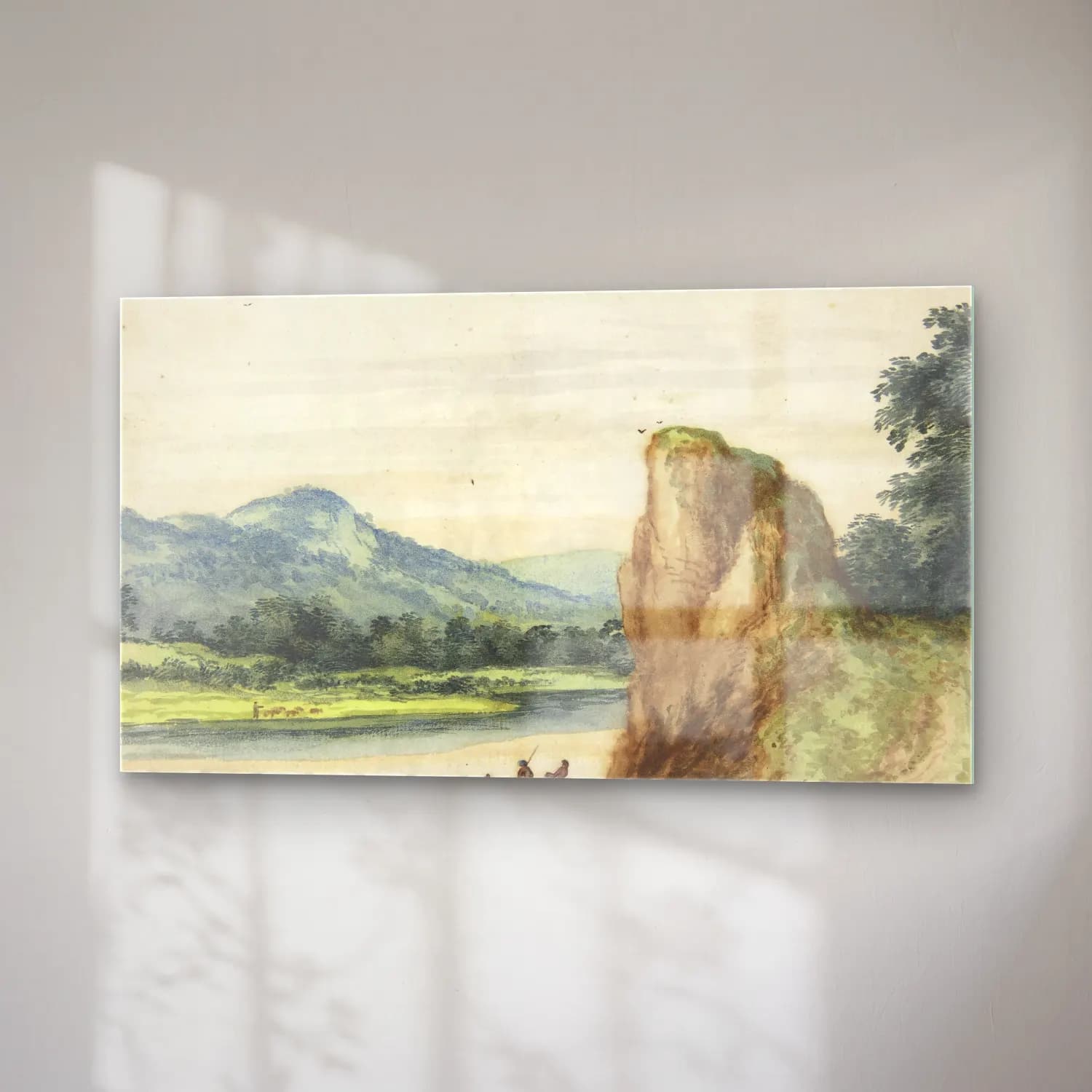 Allaert van Everdingen – Landscape (mid-17th century) cam tablo — sağ açıdan görünüm