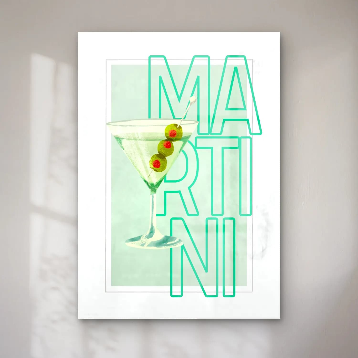 Vintage Poster Kokteyl No. 11 cam tablo — Vintage Poster Kokteyl No. 11 — vintage poster kokteyl