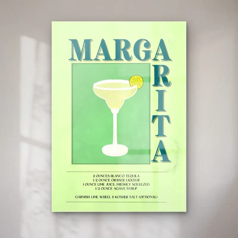 Vintage Poster Kokteyl No. 15 cam tablo — Vintage Poster Kokteyl No. 15 — vintage poster kokteyl
