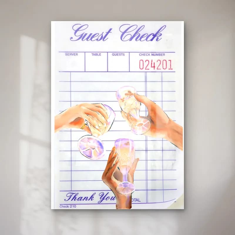 Pastel Kokteyl No. 17 cam tablo — Pastel Kokteyl No. 17 — pastel kokteyl