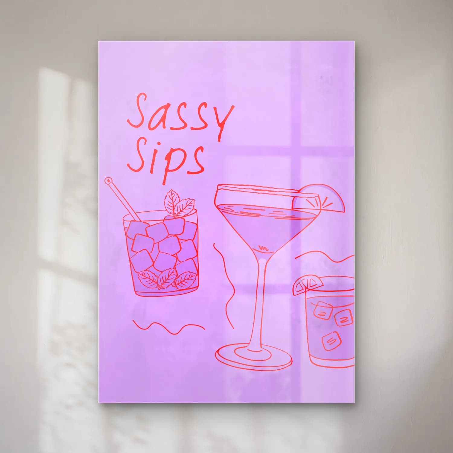 Pastel Kokteyl No. 21 cam tablo — Pastel Kokteyl No. 21 — pastel kokteyl