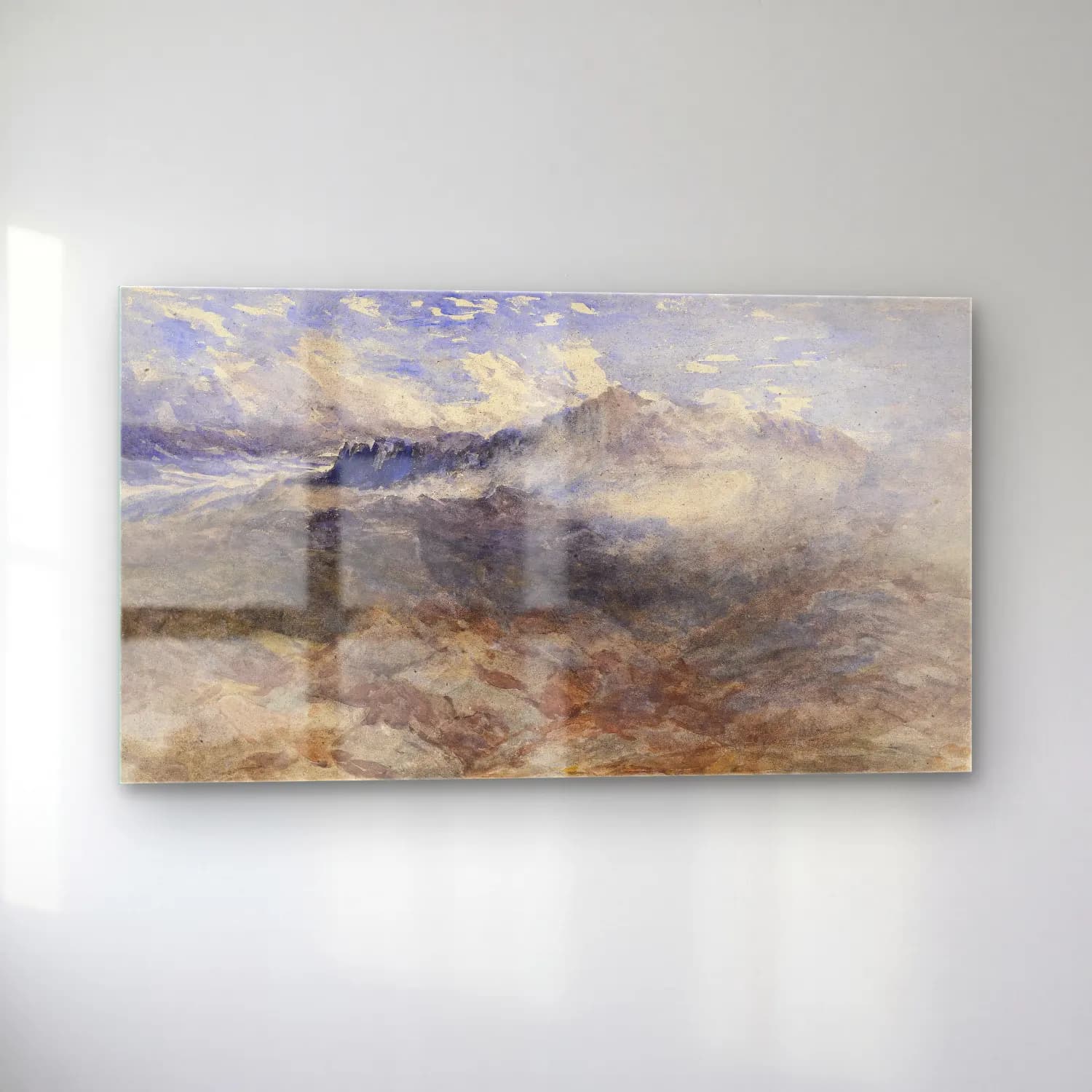 David Cox – Mountain Heights, Cader Idris cam tablo — sol açıdan görünüm