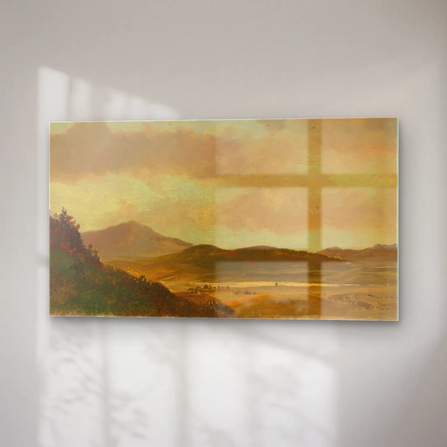 Frederic Edwin Church – Landscape cam tablo — sağ açıdan görünüm