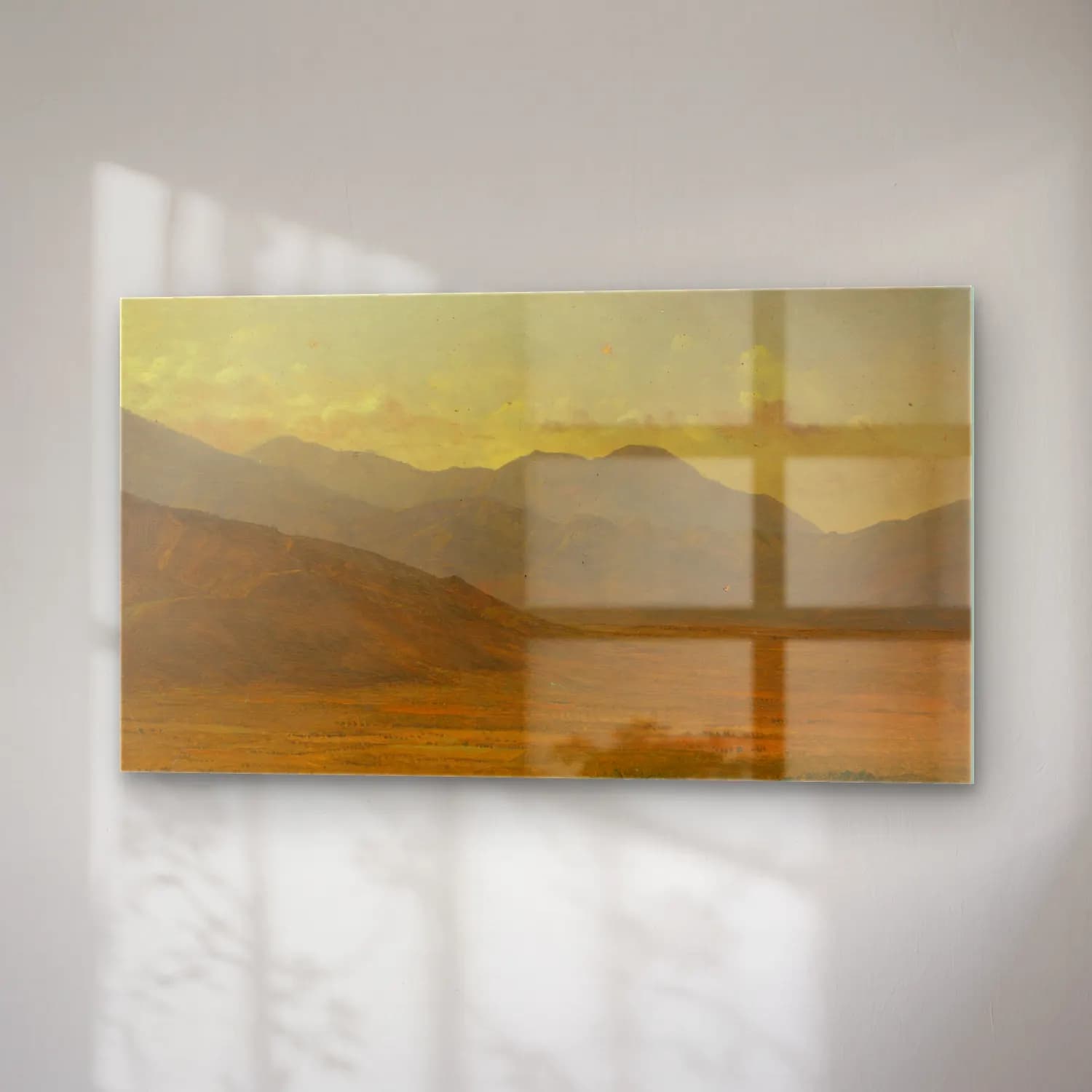 Frederic Edwin Church – Landscape VII cam tablo — sağ açıdan görünüm