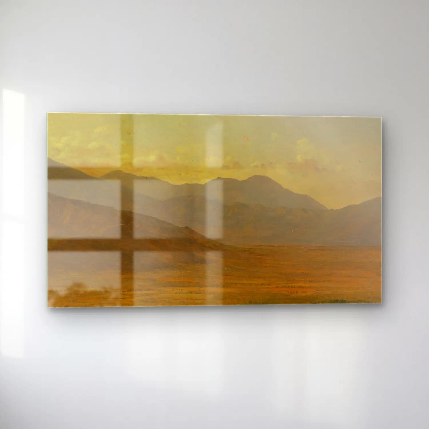 Frederic Edwin Church – Landscape VII cam tablo — sol açıdan görünüm