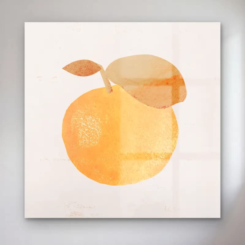 Pastel Portakallar No. 7 cam tablo — Pastel Portakallar No. 7 — pastel portakallar