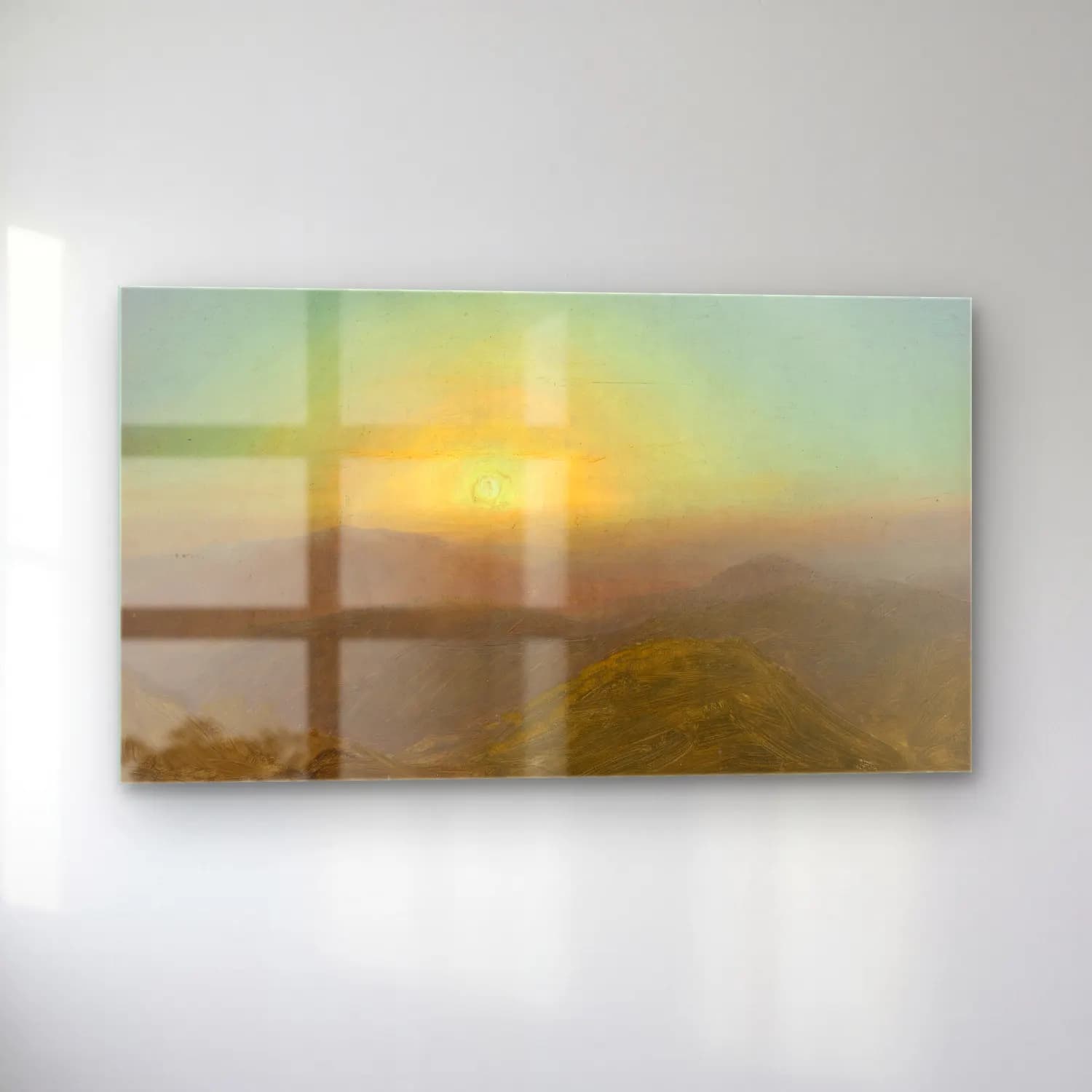 Frederic Edwin Church – Morning Landscape cam tablo — sol açıdan görünüm