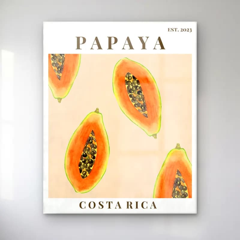 Pastel Karpuz – Turuncu Tonlar cam tablo — Pastel Karpuz – Turuncu Tonlar — pastel karpuz