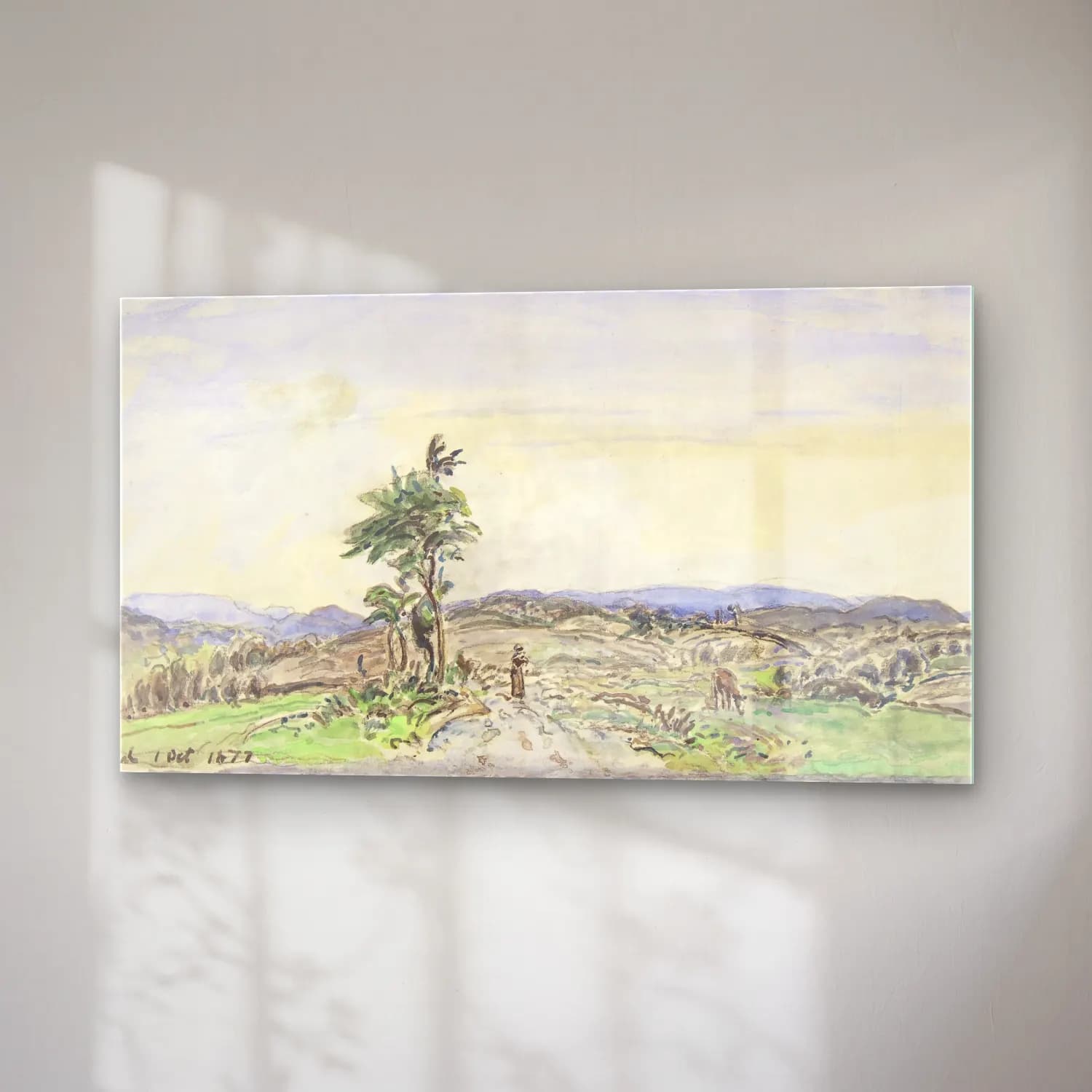 Johan Barthold Jongkind – Landscape cam tablo — sağ açıdan görünüm