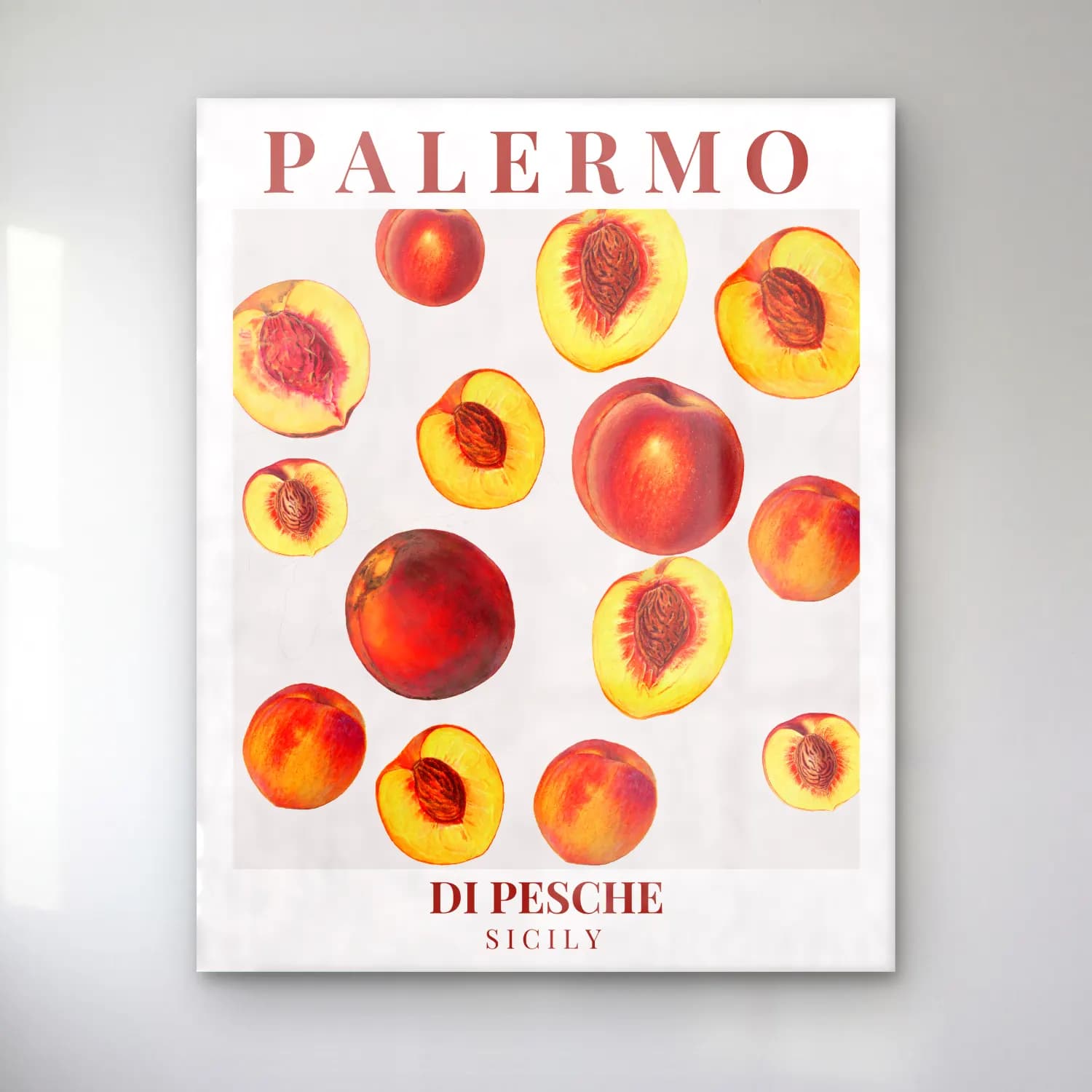 Pastel Meyveli Natürmort No. 3 cam tablo — Pastel Meyveli Natürmort No. 3 — pastel meyveli natürmort