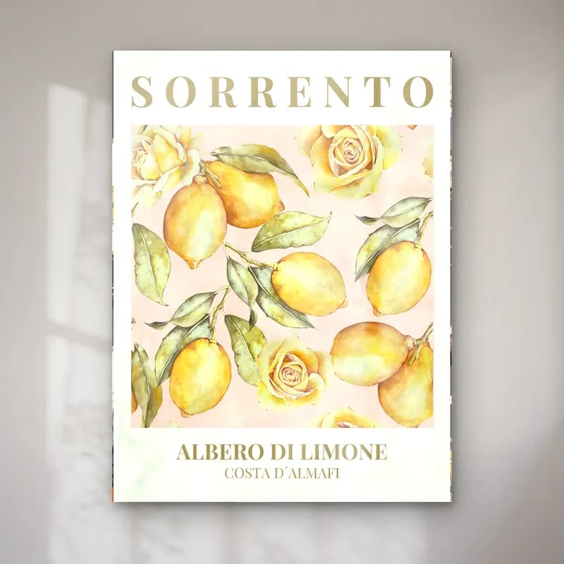 Pastel Limonlar No. 7 cam tablo — Pastel Limonlar No. 7 — pastel limonlar