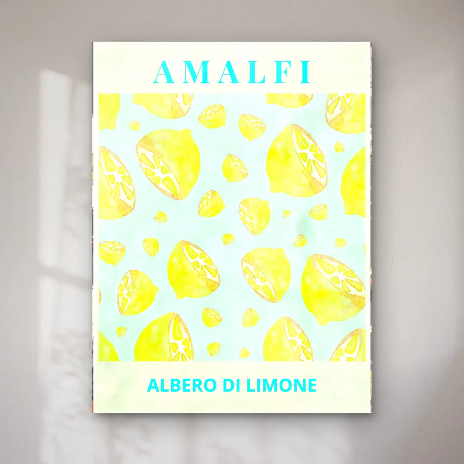 Pastel Limonlar No. 8 cam tablo — Pastel Limonlar No. 8 — pastel limonlar