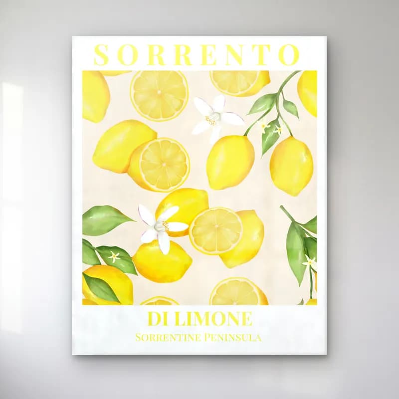 Pastel Limonlar No. 11 cam tablo — Pastel Limonlar No. 11 — pastel limonlar