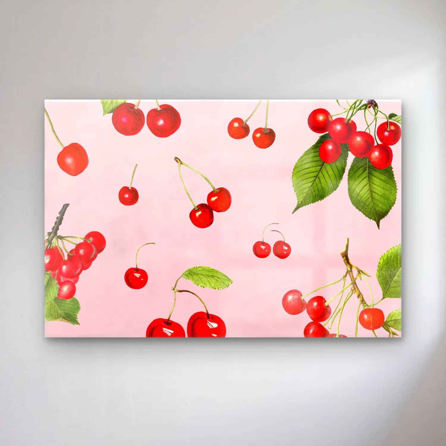 Pastel Kirazlar No. 9 cam tablo — Pastel Kirazlar No. 9 — pastel kirazlar