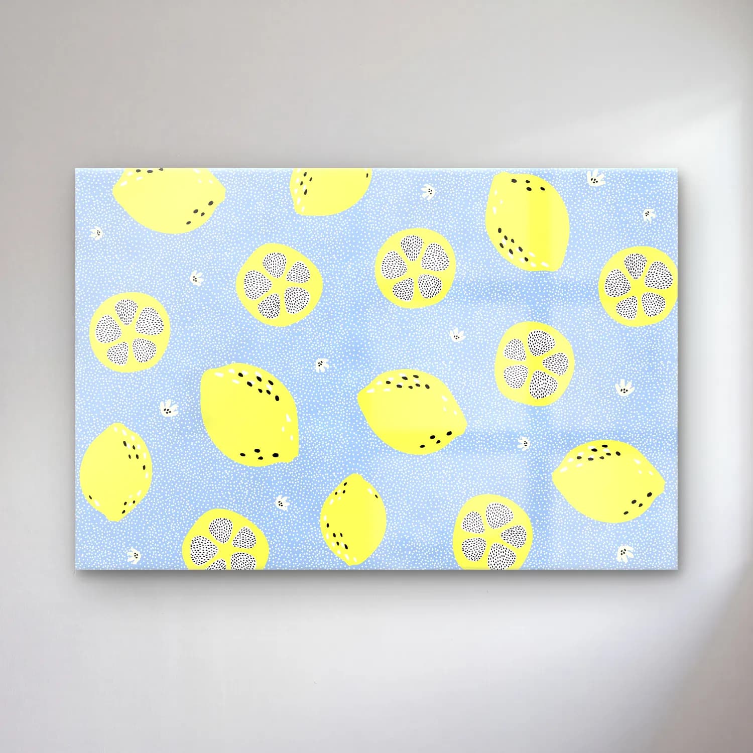 Pastel Limonlar No. 16 cam tablo — Pastel Limonlar No. 16 — pastel limonlar
