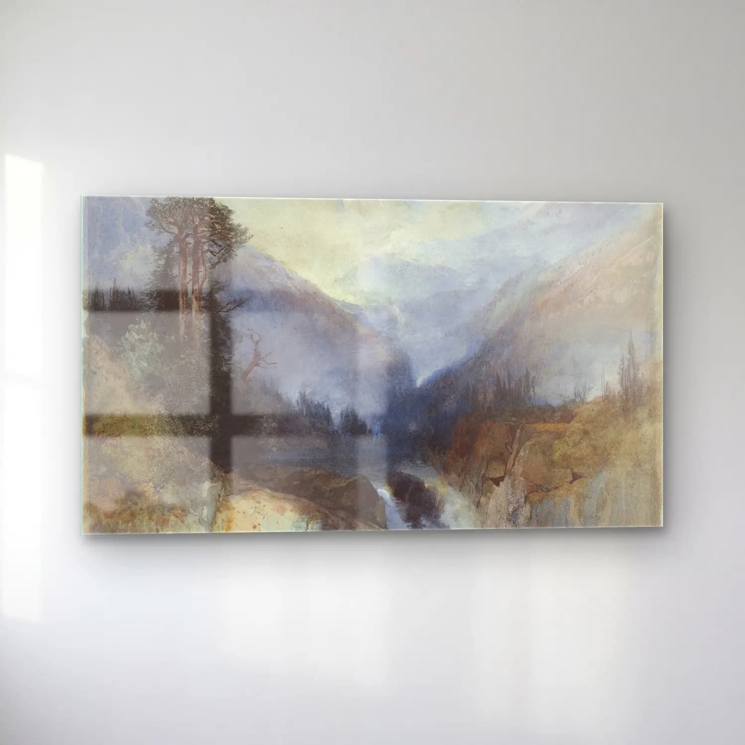 Thomas Moran – Mountain of the Holy Cross cam tablo — sol açıdan görünüm