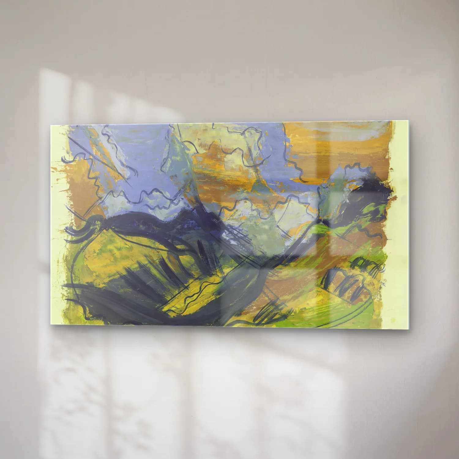 August Babberger – Landscape near the Scheerhorn cam tablo — sağ açıdan görünüm