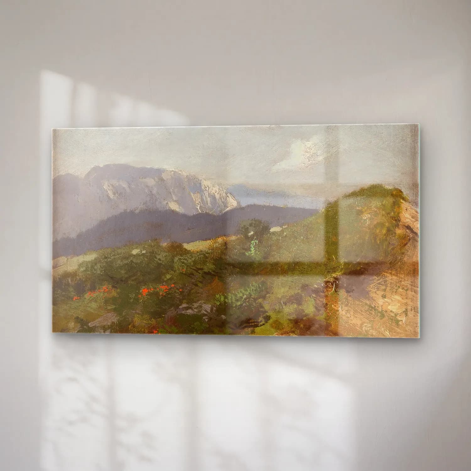 August Fink – Mountain landscape cam tablo — sağ açıdan görünüm