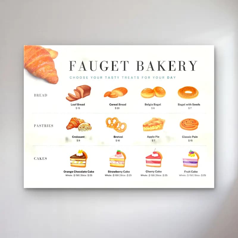 Pastel Ekmek ve Pastalar – Turkuaz Tonlar cam tablo — Pastel Ekmek ve Pastalar – Turkuaz Tonlar — pastel ekmek ve pastalar