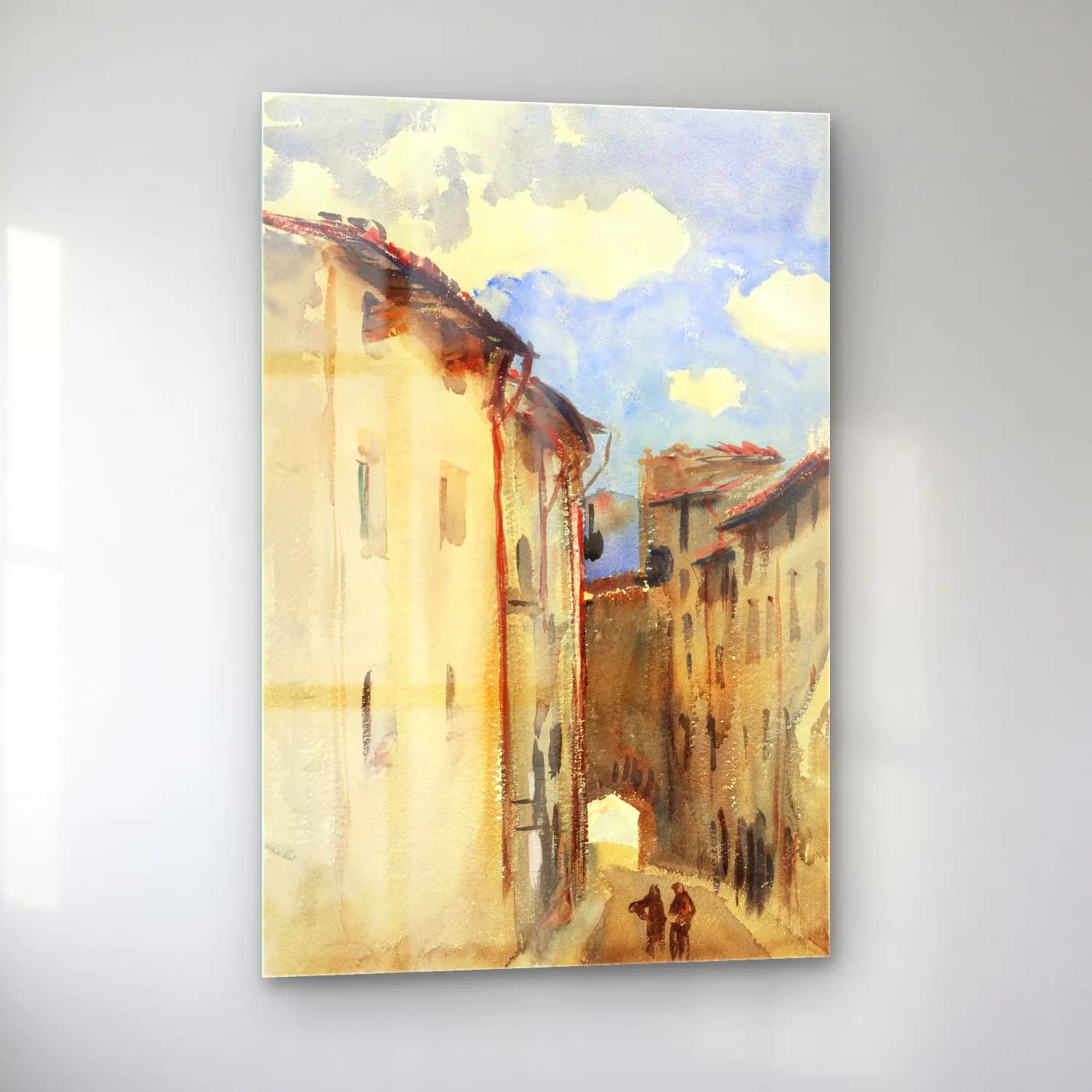 John Singer Sargent – Camprodon, Spain (ca. 1892) cam tablo — sol açıdan görünüm