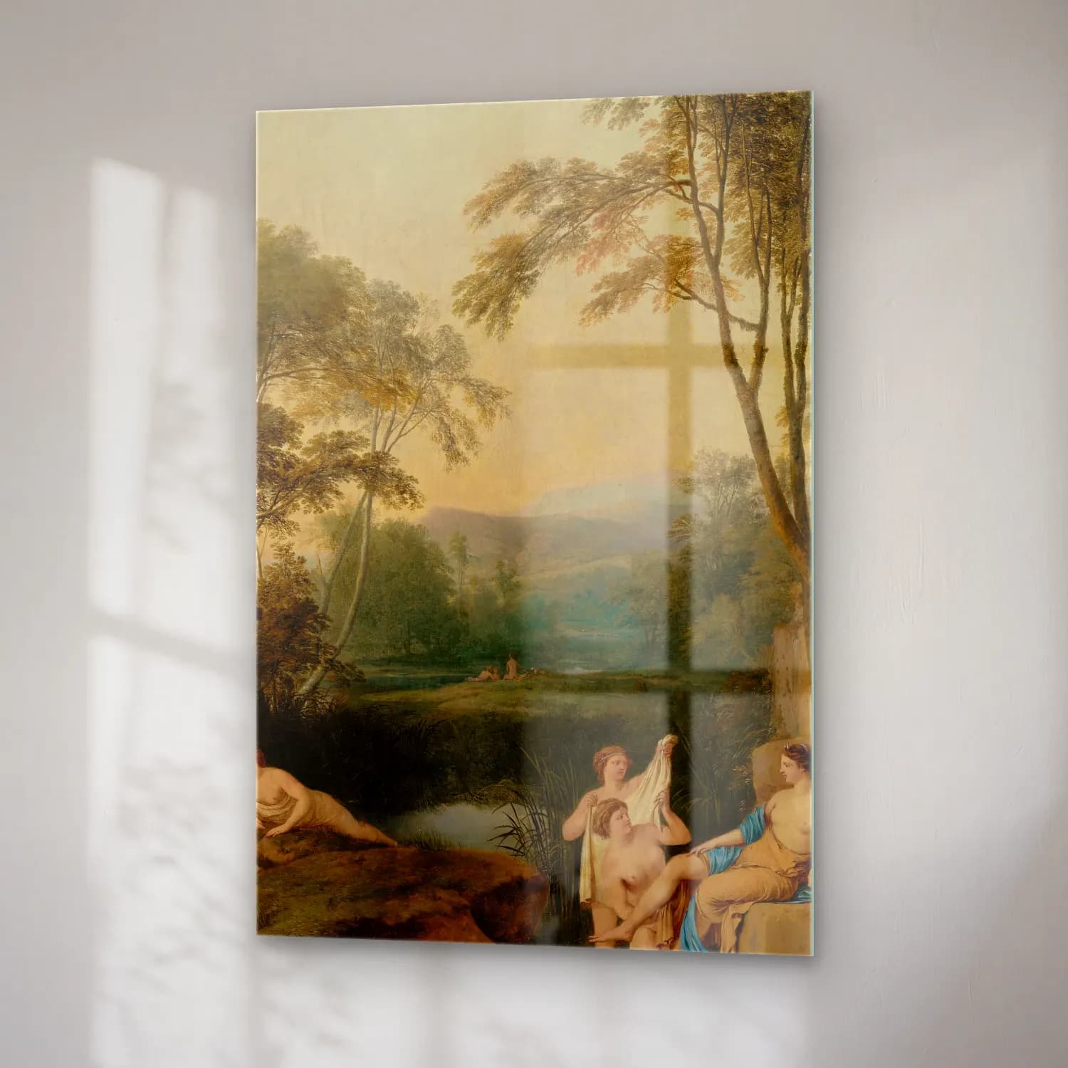 Laurent de la Hyre – Diana and Her Nymphs in a Landscape cam tablo — sağ açıdan görünüm