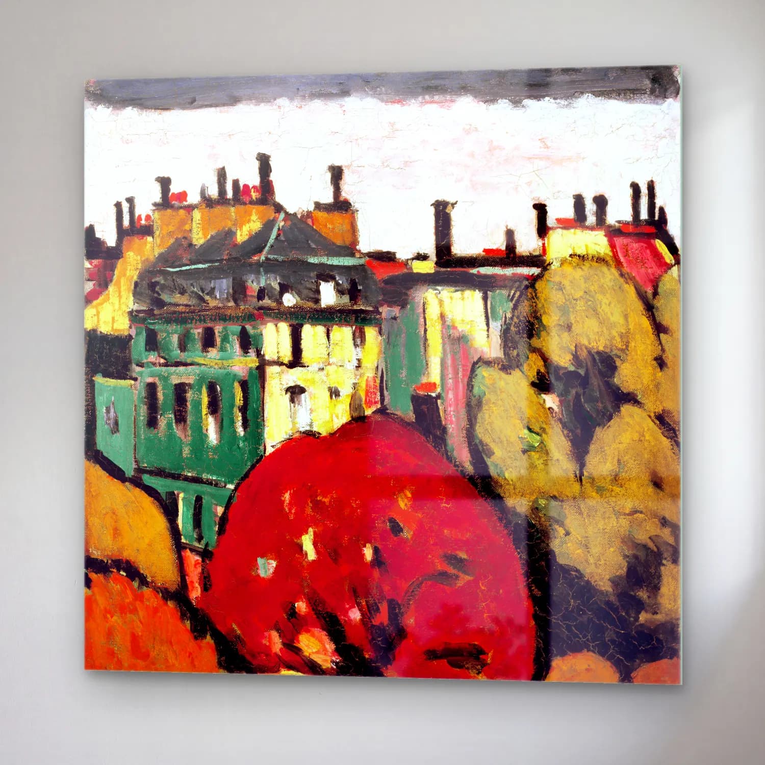 Lyman Sayen – Landscape, Paris Henry cam tablo — sağ açıdan görünüm