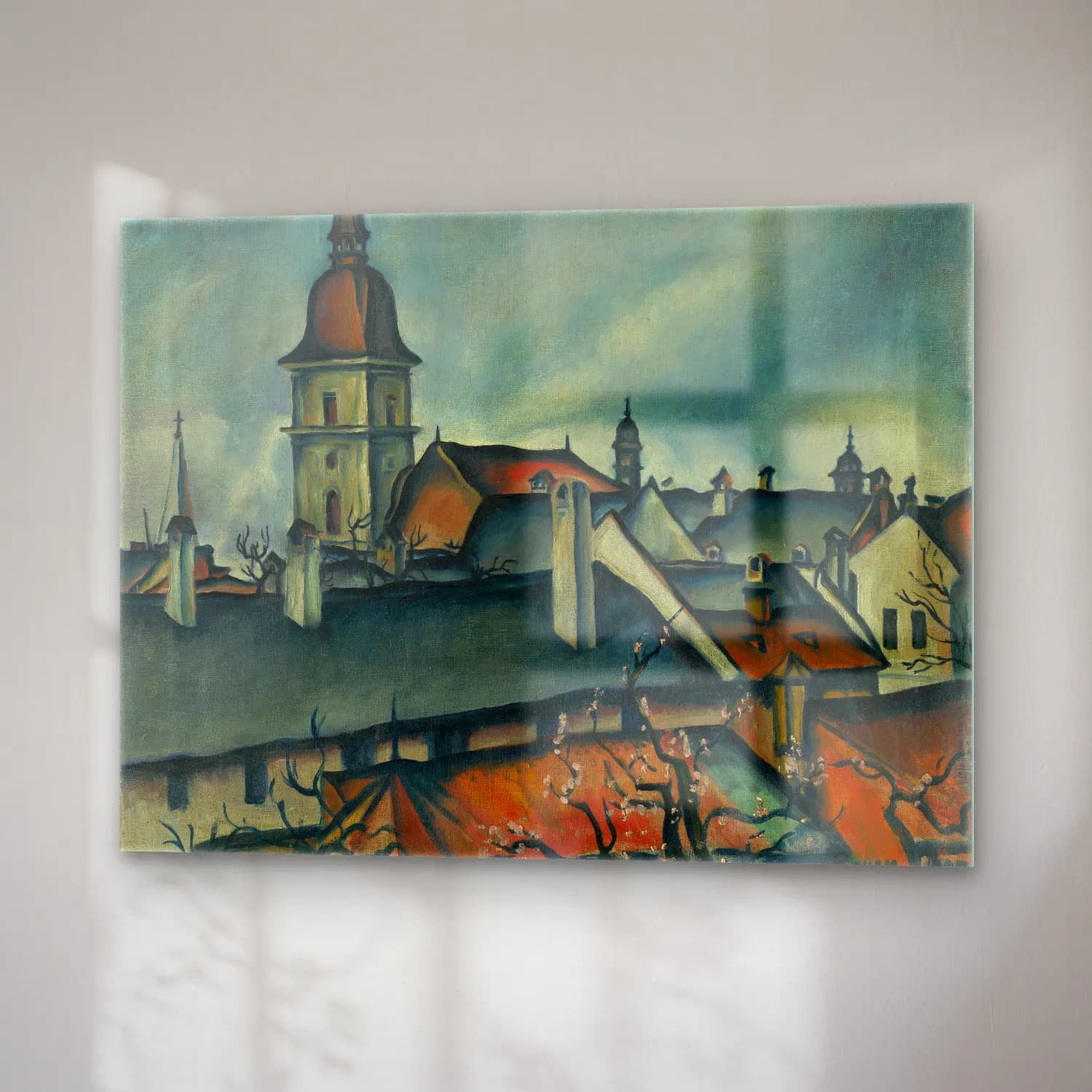 Konštantín Bauer – View of košice cam tablo — sağ açıdan görünüm
