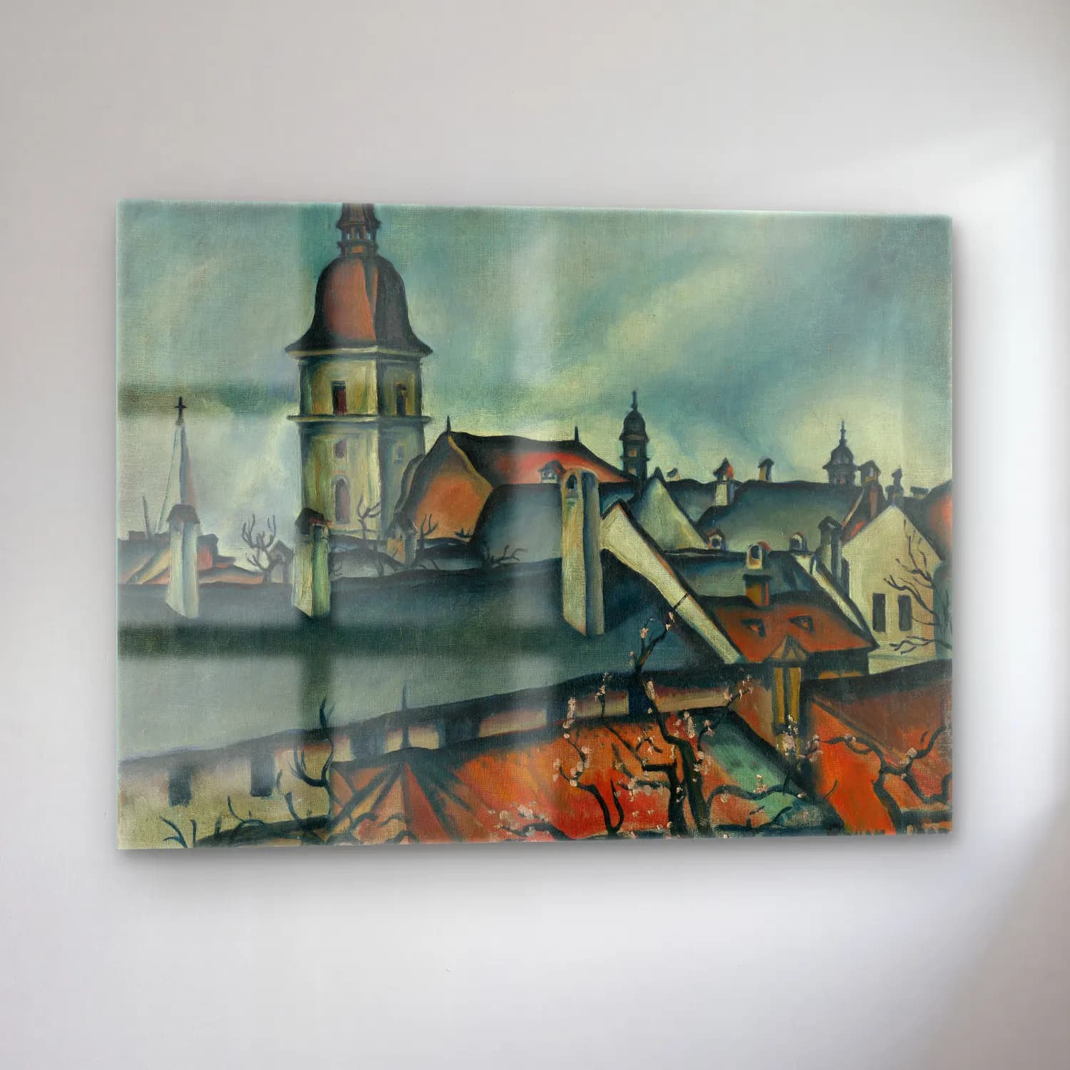 Konštantín Bauer – View of košice cam tablo — sol açıdan görünüm