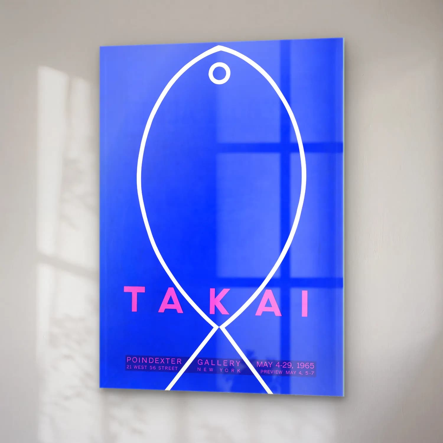 Vintage Poster Japon Şehri No. 3 cam tablo — sağ açıdan görünüm